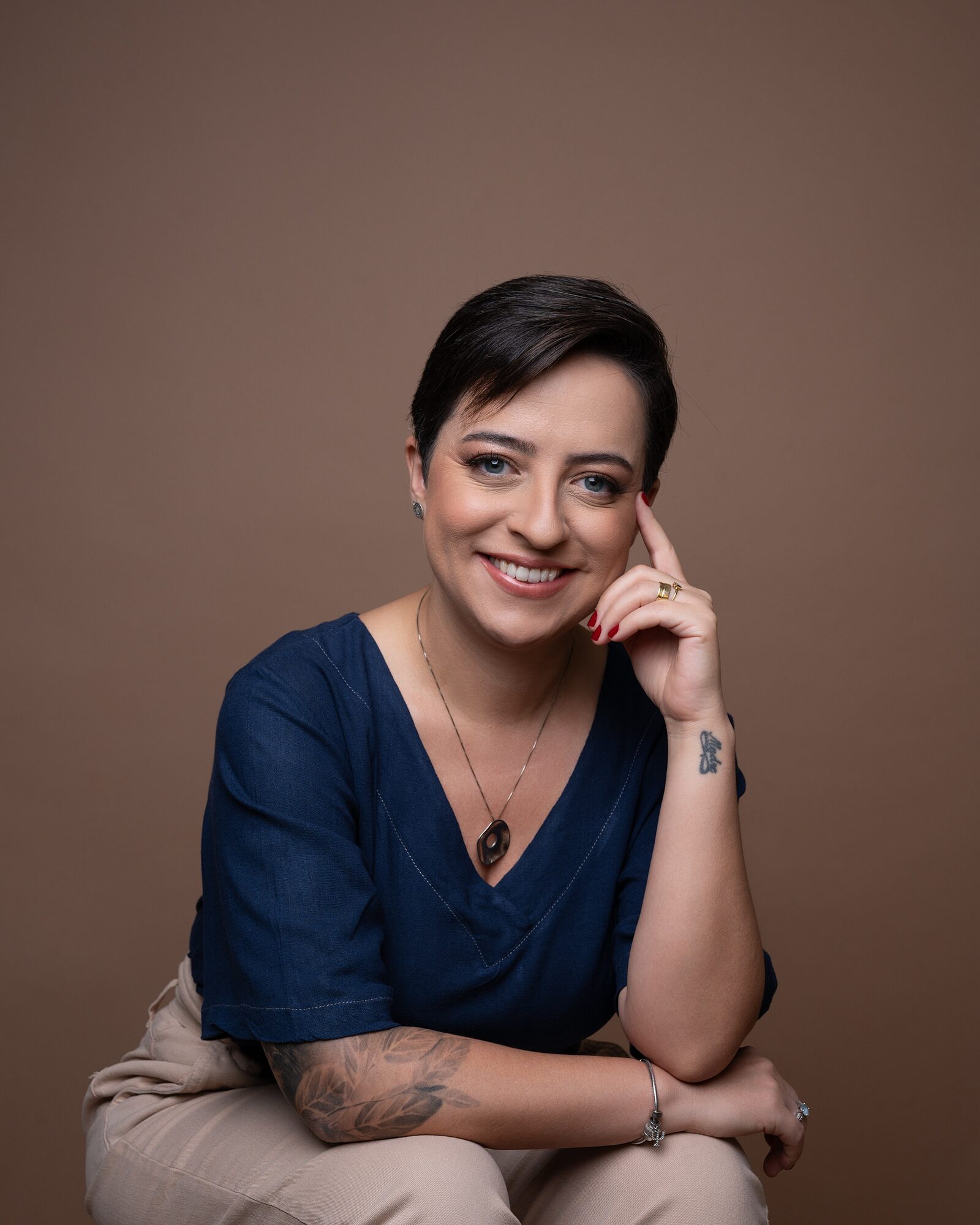 Camila Ciocca, psicóloga, em atendimento online